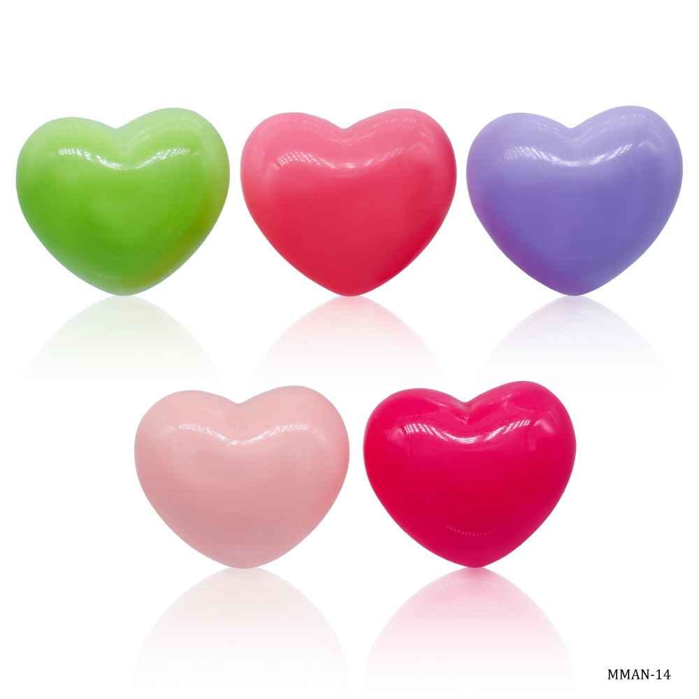 Miniature Model Heart Pack of 5 Pcs Mix Colour MMAN-14