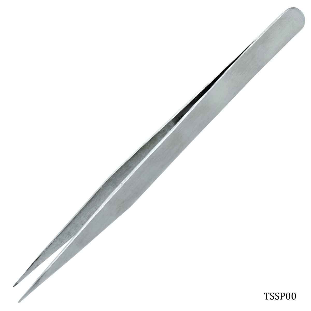 Stainless Steel Tweezer Straight Pointed TSSP00