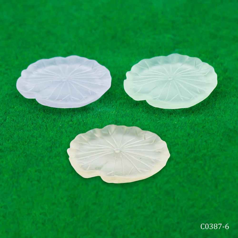 Miniature Model Luminous Lotus Leaf Pack of 3 Pcs C0387-6