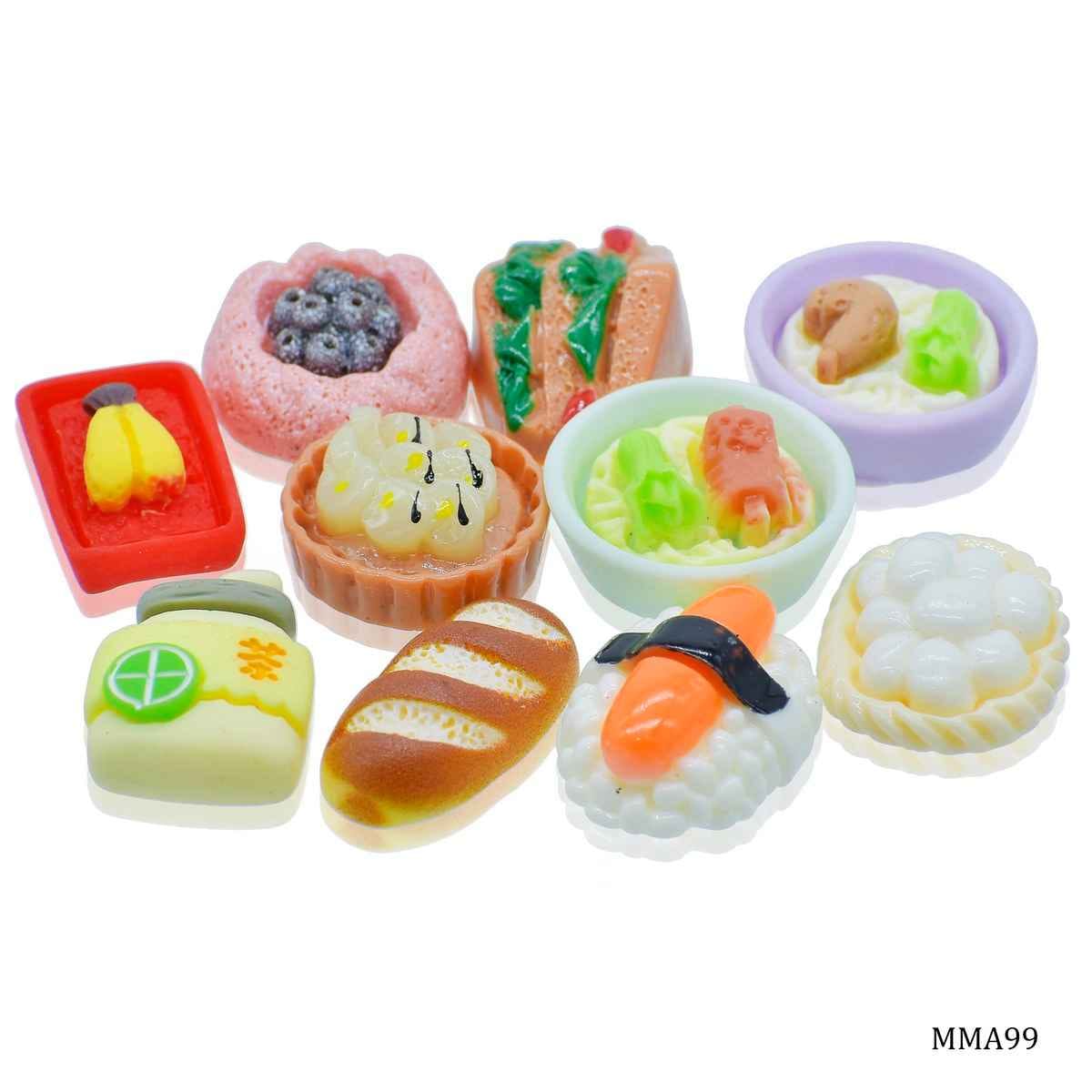 Miniature Model Mix Junk Food Set of 10 Pcs MMA99