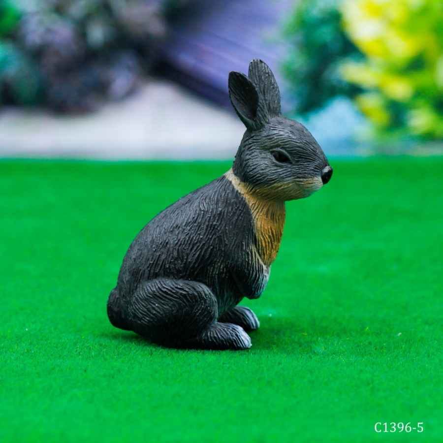 Miniature Model Rabbit Black Pack of 1 Pcs C1396-5