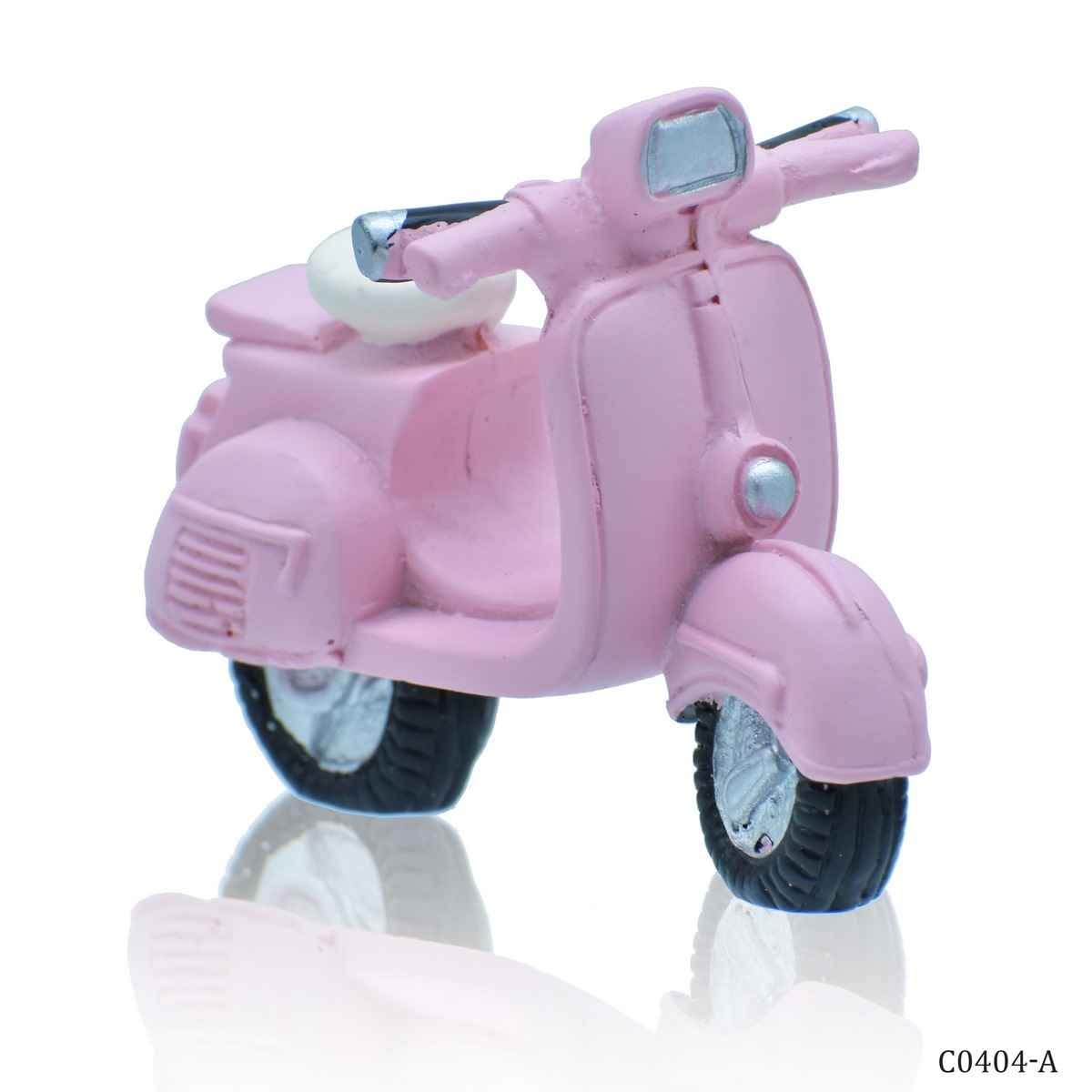 Miniature Model Scooter Pink Colour Pack of 1 Pcs (C0404-1) C0404-A