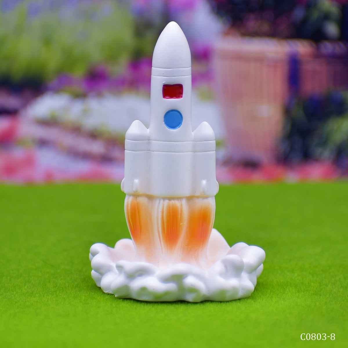 Miniature Model Space Rocket White Pack of 1 Pcs (C0803-8) C0803-8