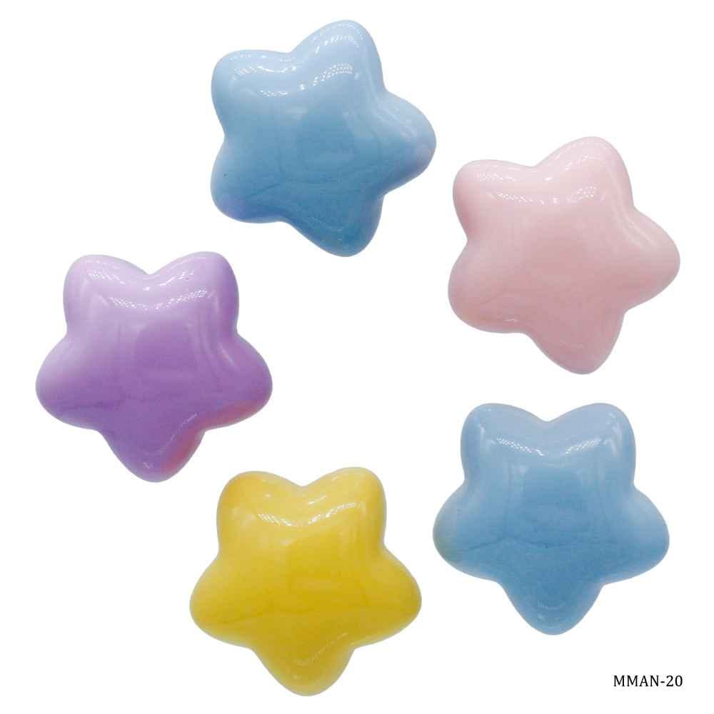 Miniature Model Star Pack of 5 Pcs Mix Colour MMAN-20