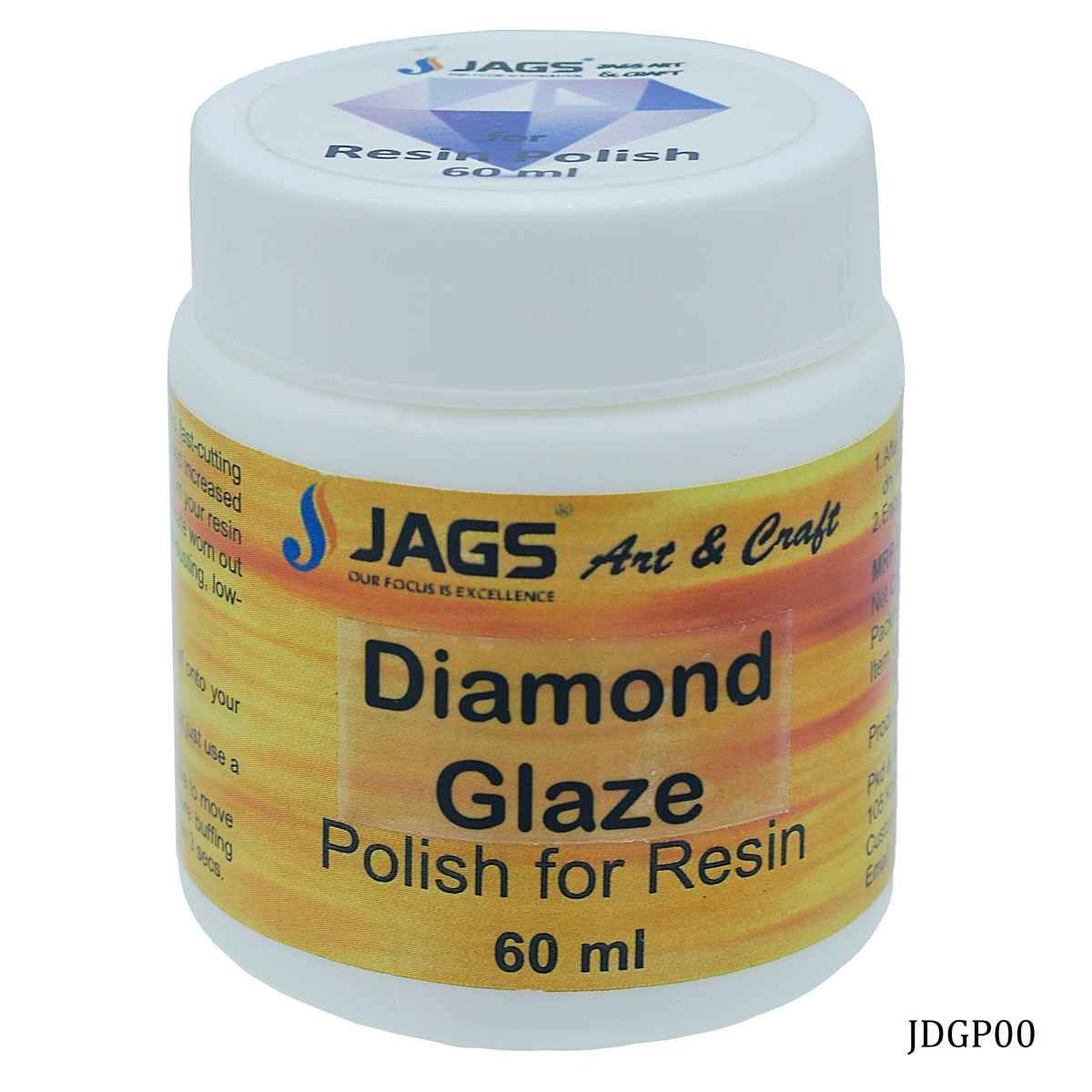 Resin Diamond Glaze Polish 60 ML for Smooth, Glossy, Scratch - Resistant Finish JDGP00