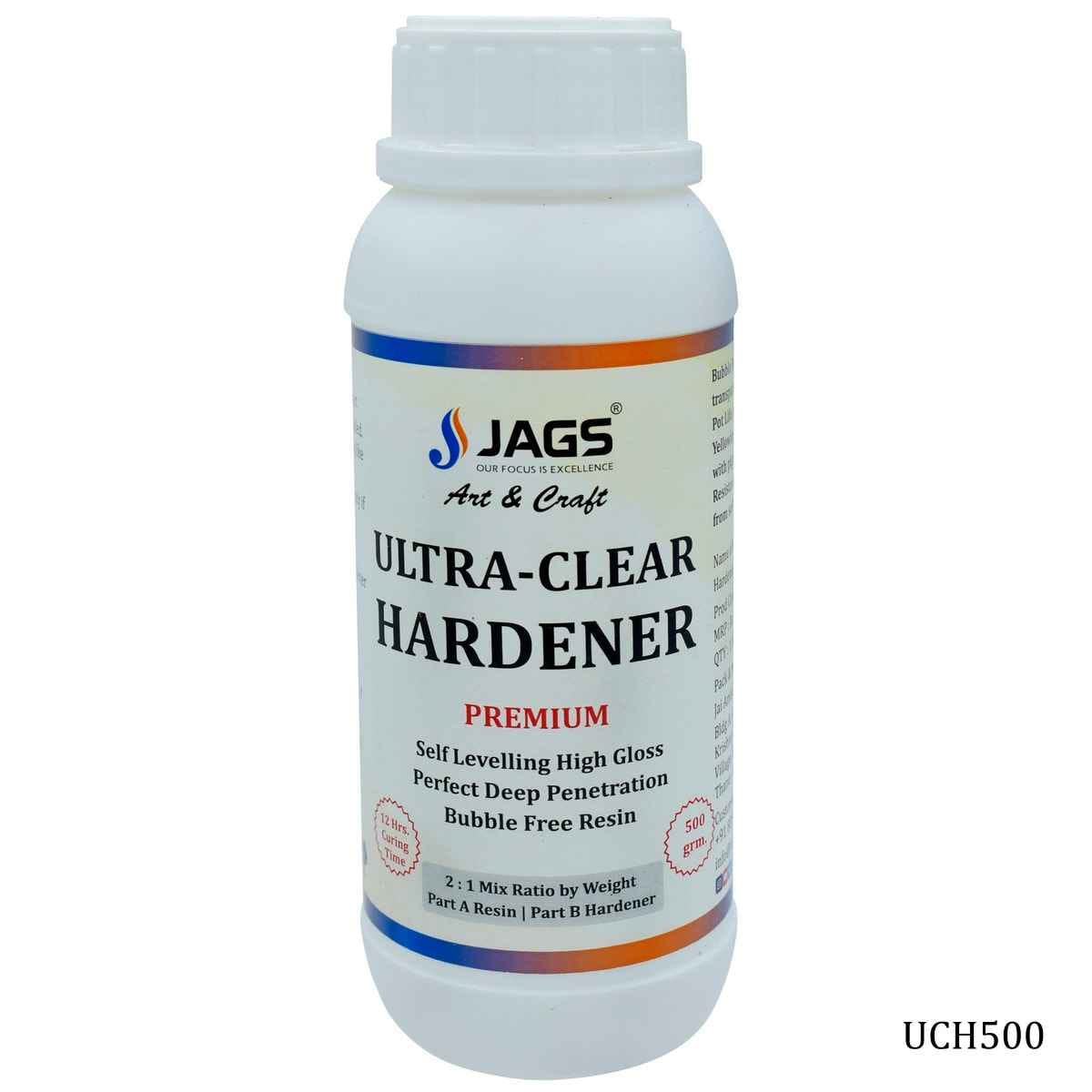Jags Ultra Clear Hardener 500 Grams UCH500