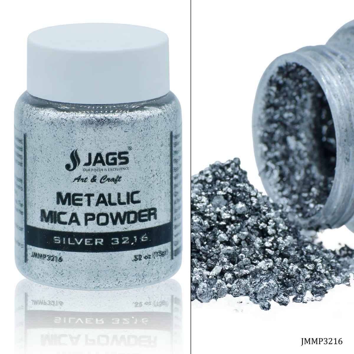 Metallic Silver Paste Shine Mica Powder 15Gms JMMP3216