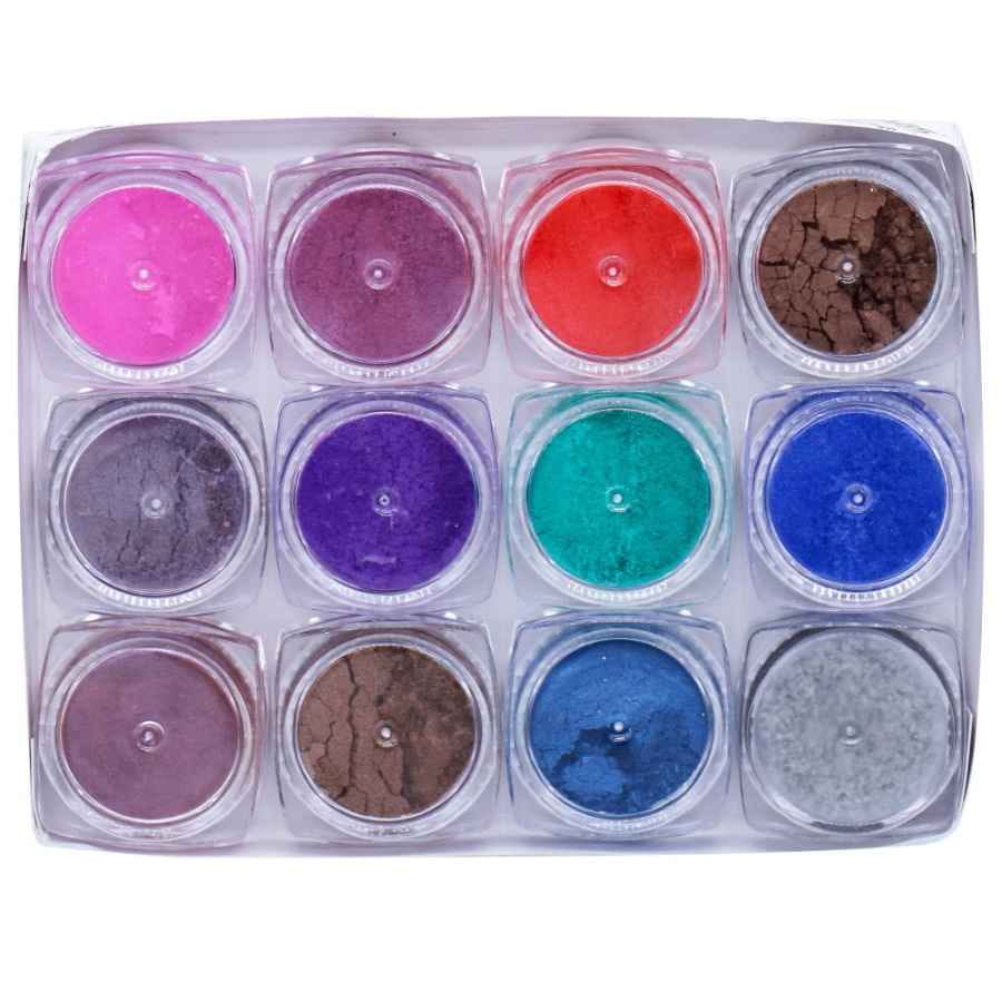 Multi Mica Powder Set Of Colour 12 (12Gms) JMMP12P-4