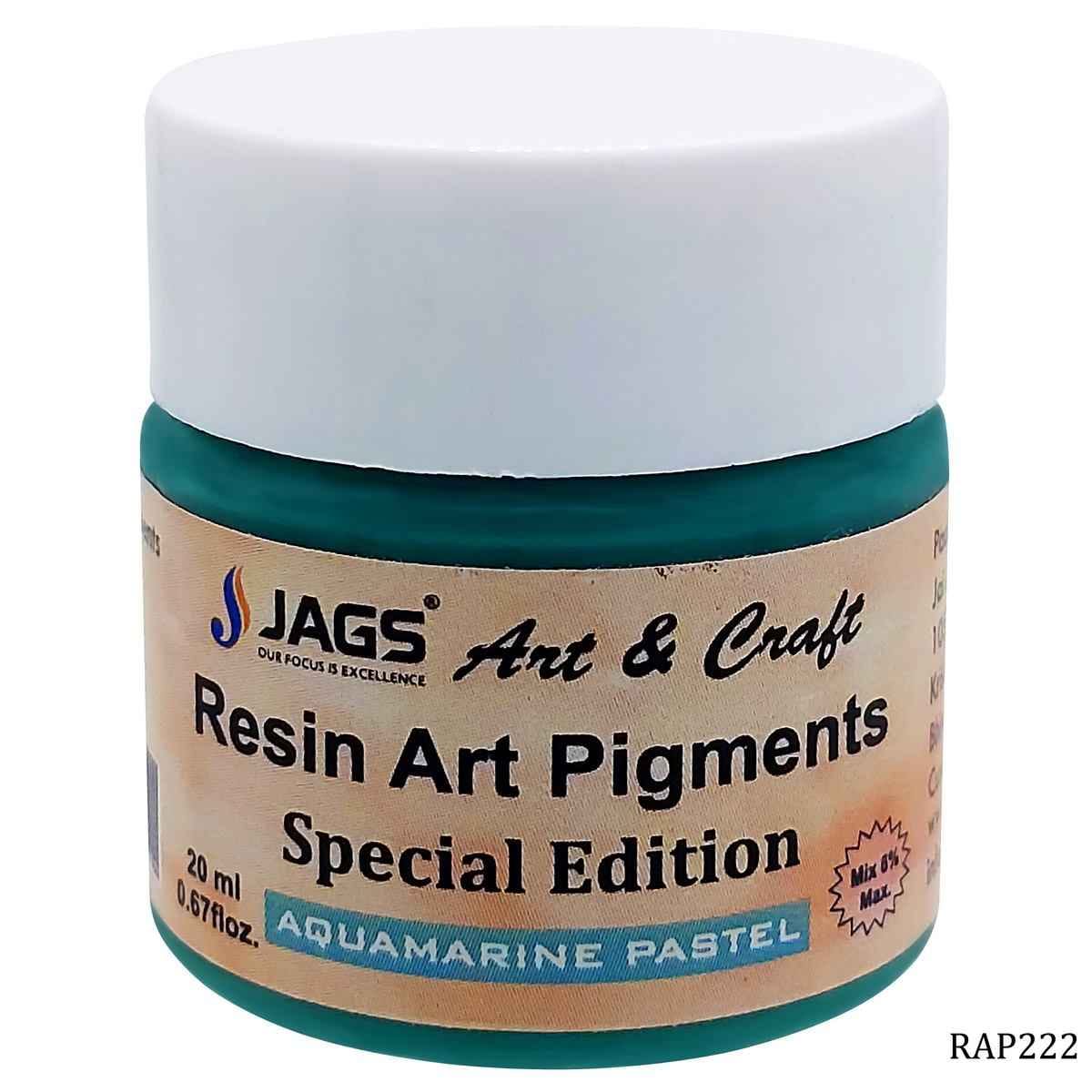 JAGS Aqua Marine Opaque Pigment Pastel For Resin Art 20 ml RAP222