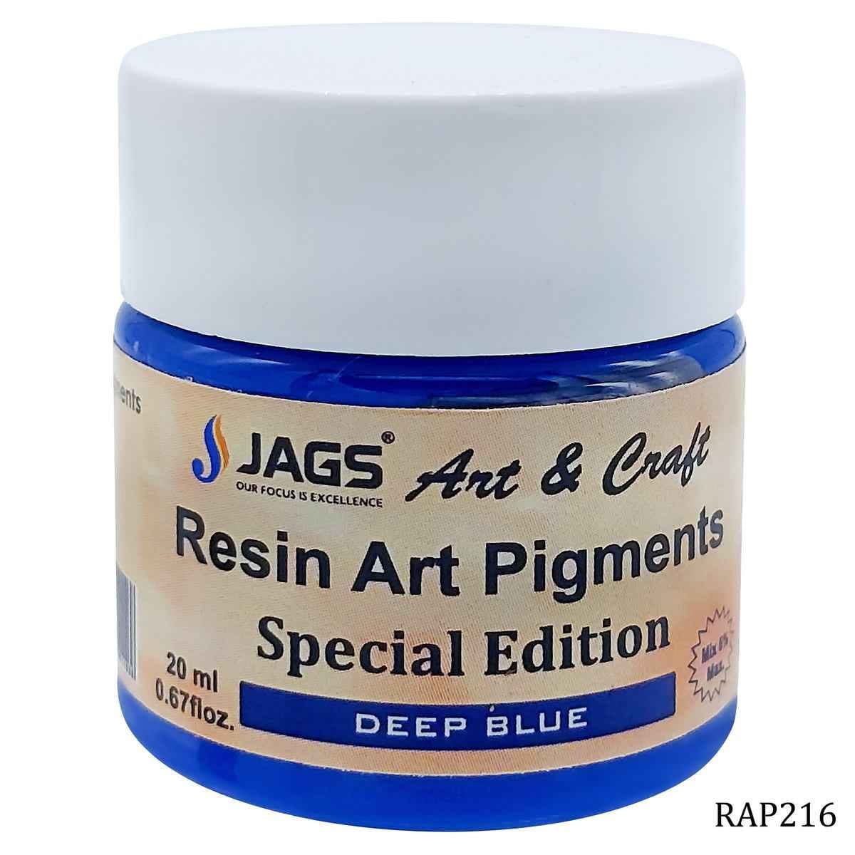 JAGS Deep Blue Opaque Pigment For Resin Art 20 ml RAP216