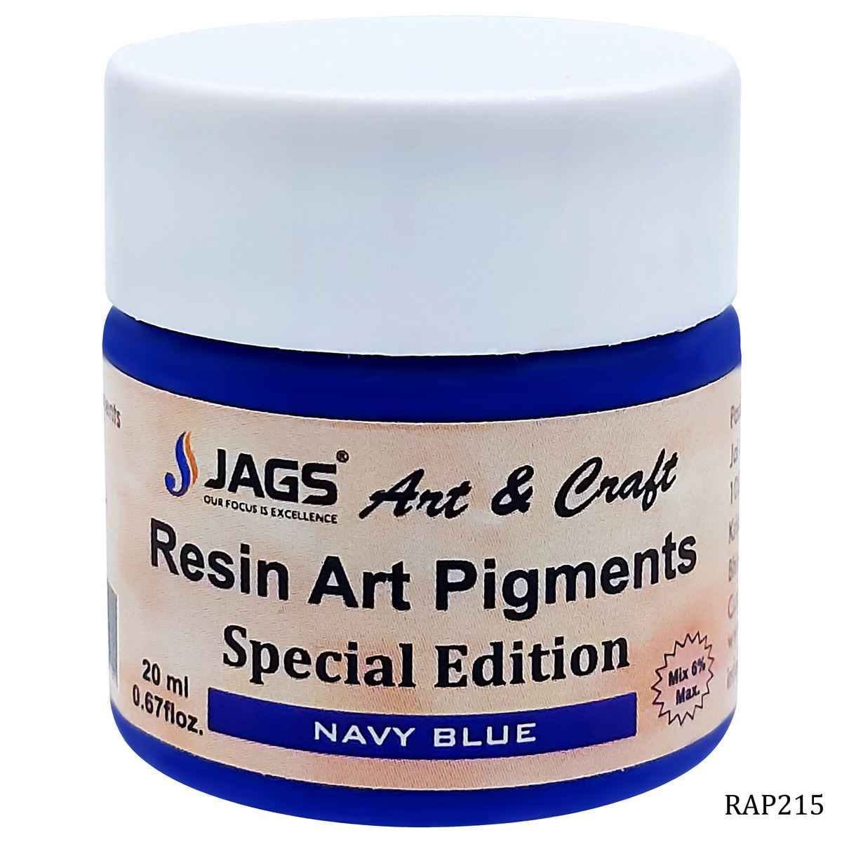 JAGS Navy Blue Opaque Pigment For Resin Art 20 ml RAP215