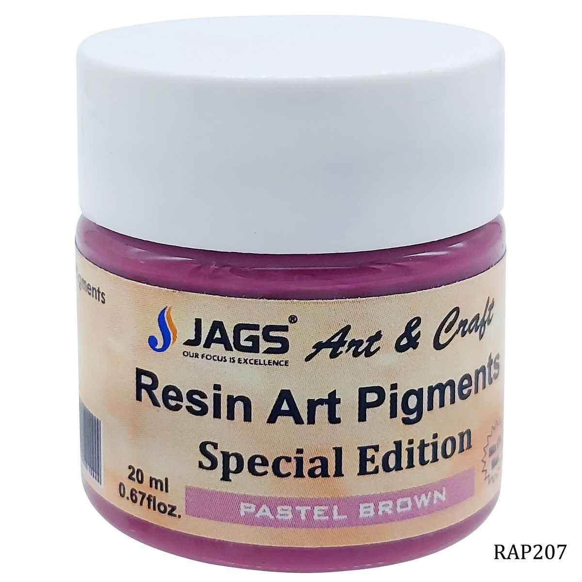 JAGS Pastel Brown Opaque Pigment For Resin Art 20 ml RAP207