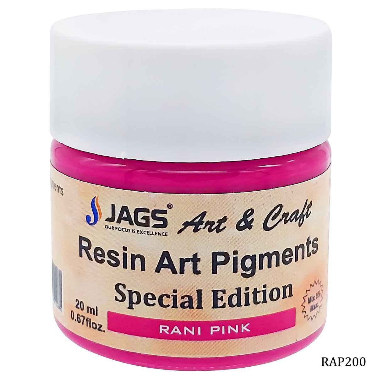 JAGS Rani Pink Opaque Pigment For Resin Art 20 ml RAP200