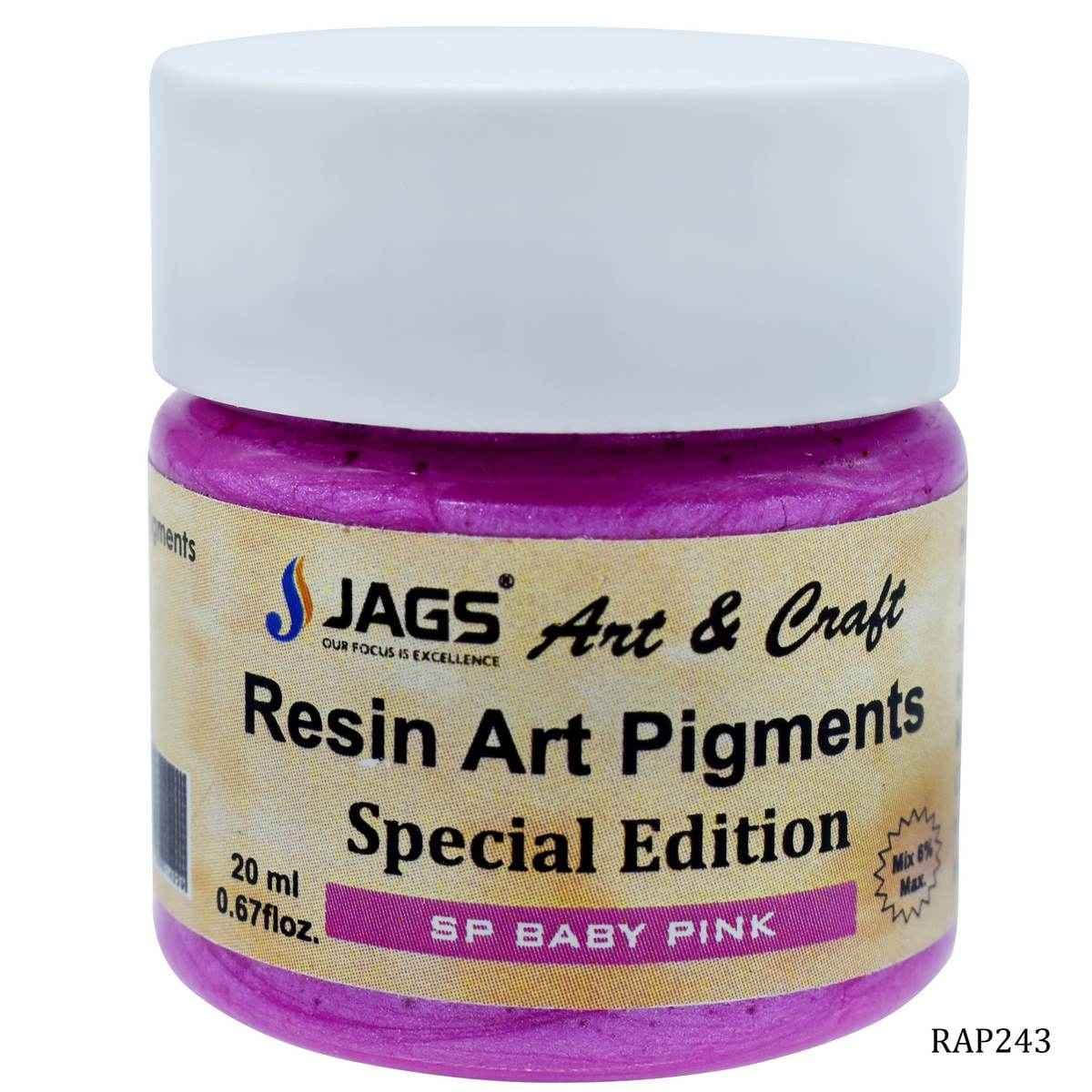 JAGS SP Baby Pink Opaque Pigment For Resin Art 20 ml RAP243