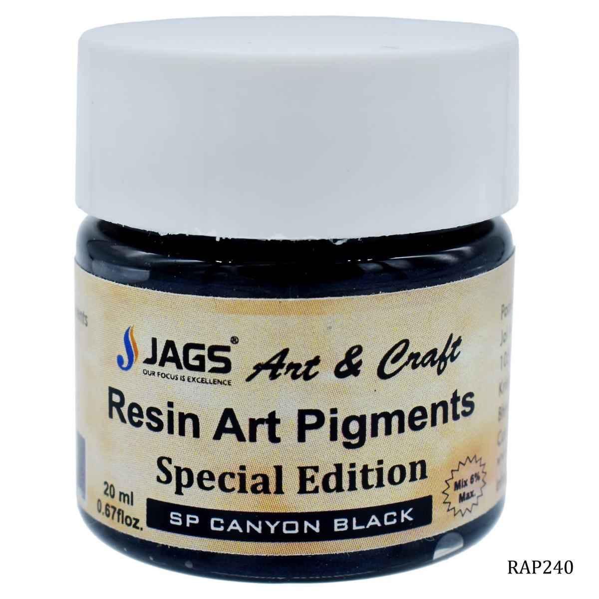 JAGS SP Canyon Black Opaque Pigment For Resin Art 20 ml RAP240