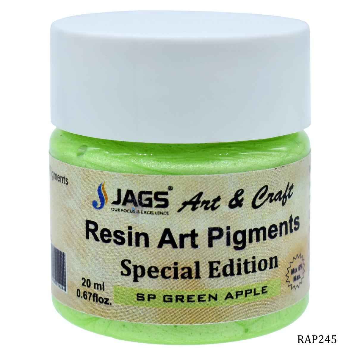 JAGS SP Green Apple Opaque Pigment For Resin Art 20 ml RAP245