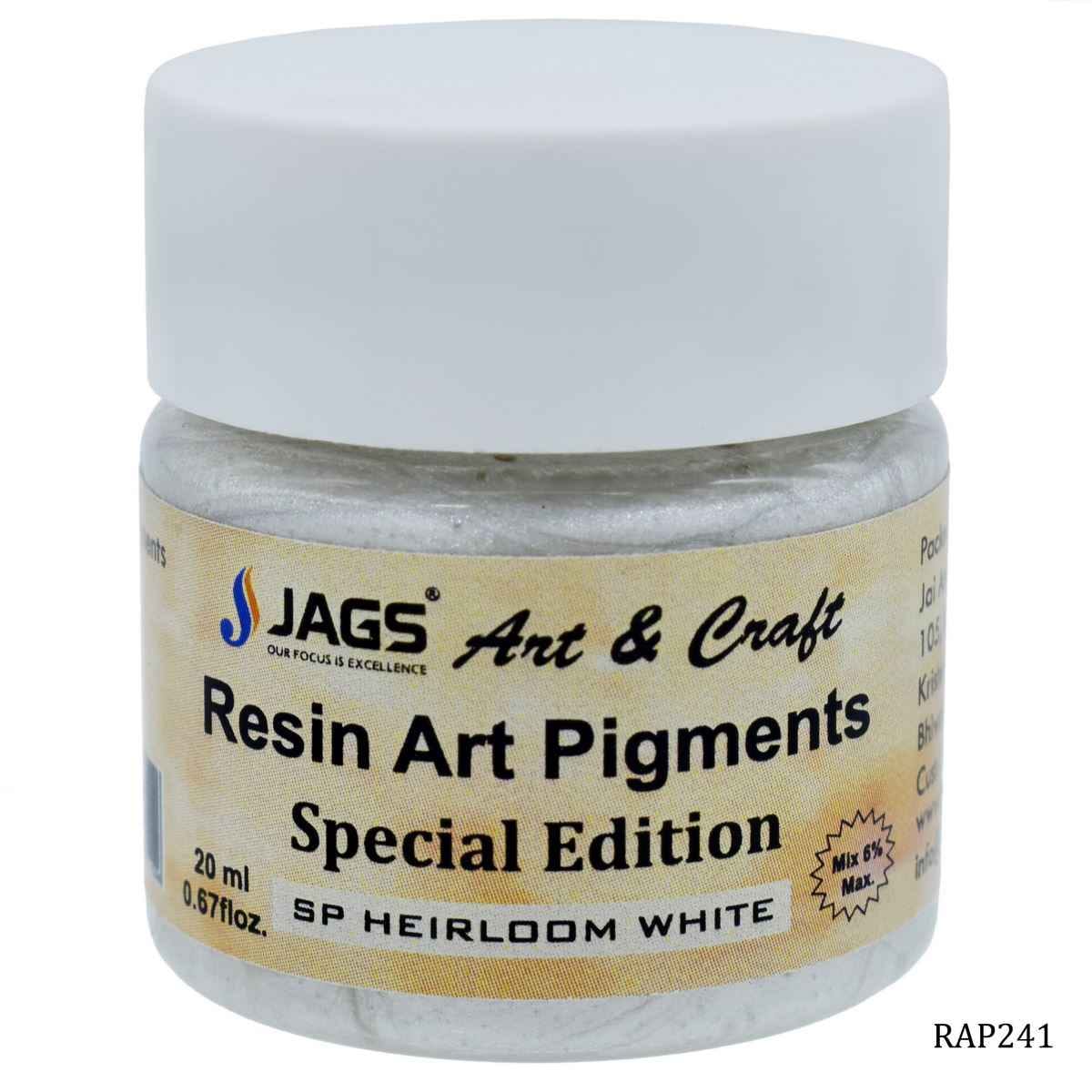 JAGS SP Heirloom White Opaque Pigment For Resin Art 20 ml RAP241