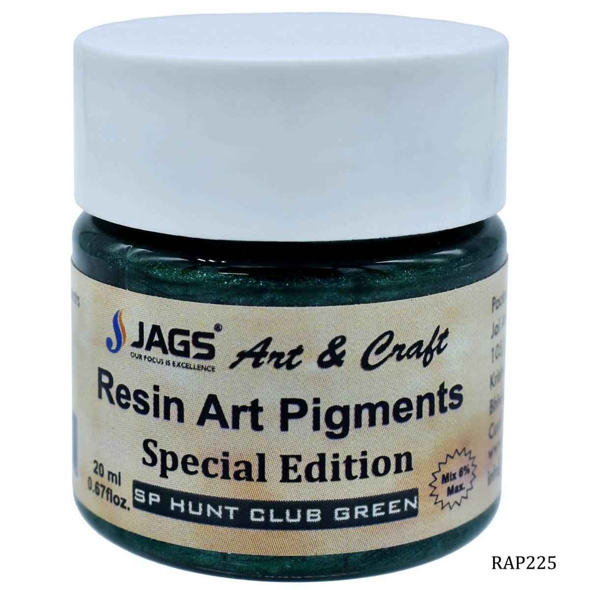 JAGS SP Hunt Club Green Opaque Pigment For Resin Art 20 ml RAP225