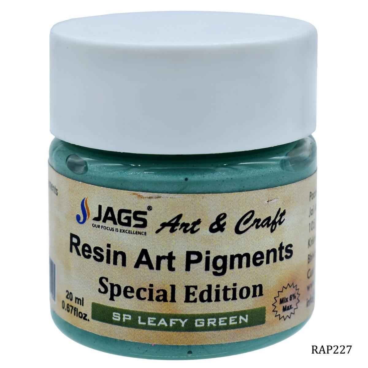 JAGS SP Leafy Green Opaque Pigment For Resin Art 20 ml RAP227