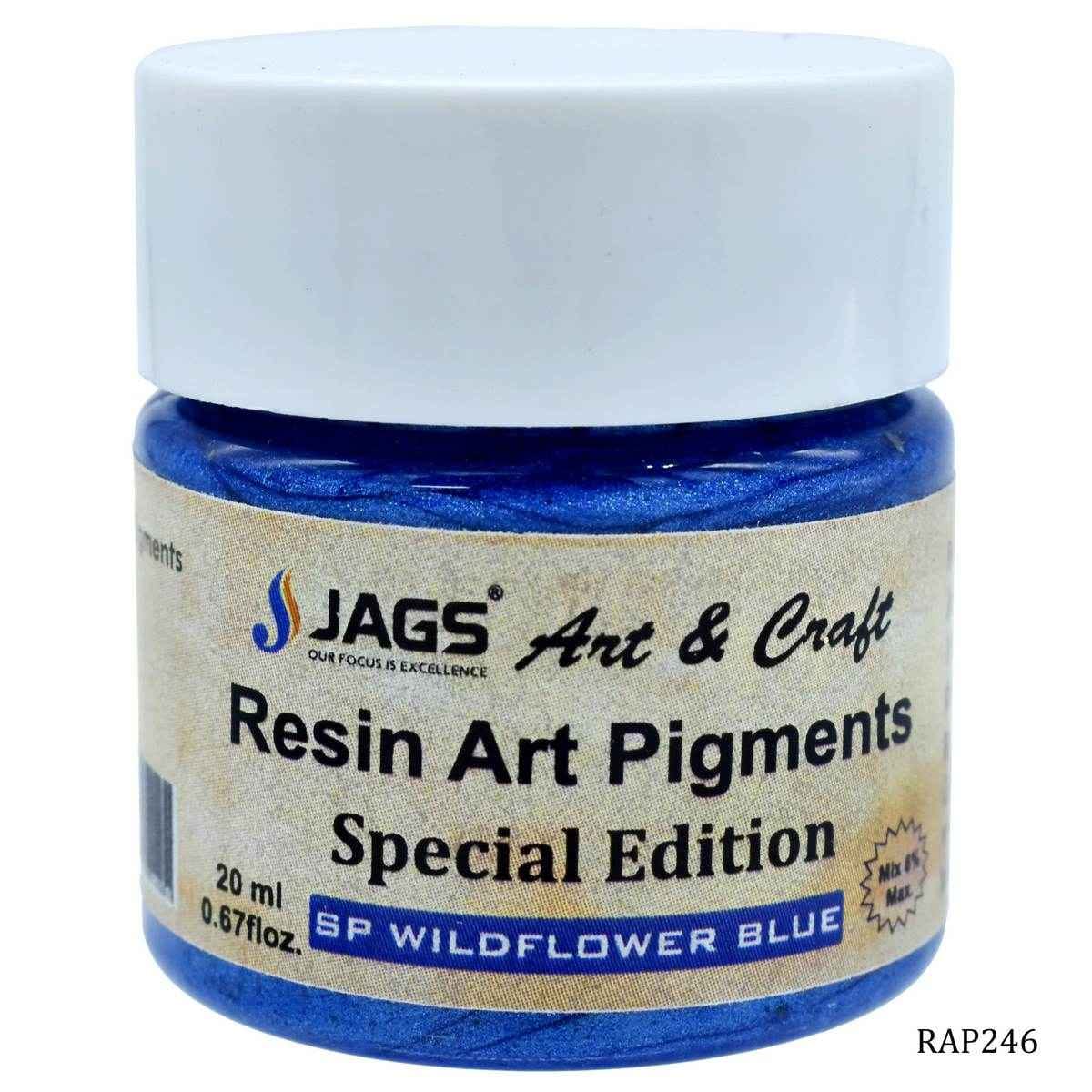 JAGS SP Wildlife Blue Opaque Pigment For Resin Art 20 ml RAP246