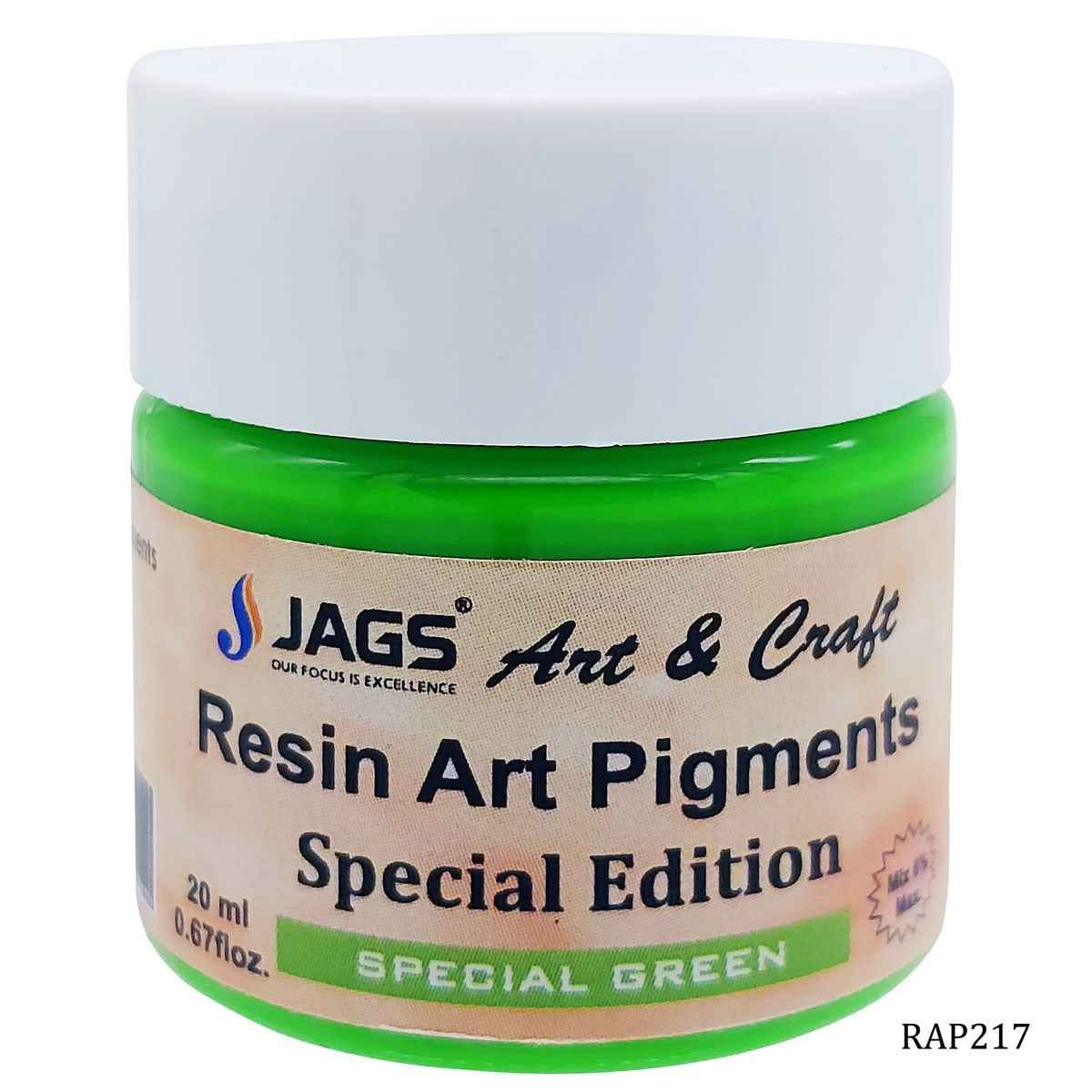 JAGS Special Green Opaque Pigment For Resin Art 20 ml RAP217
