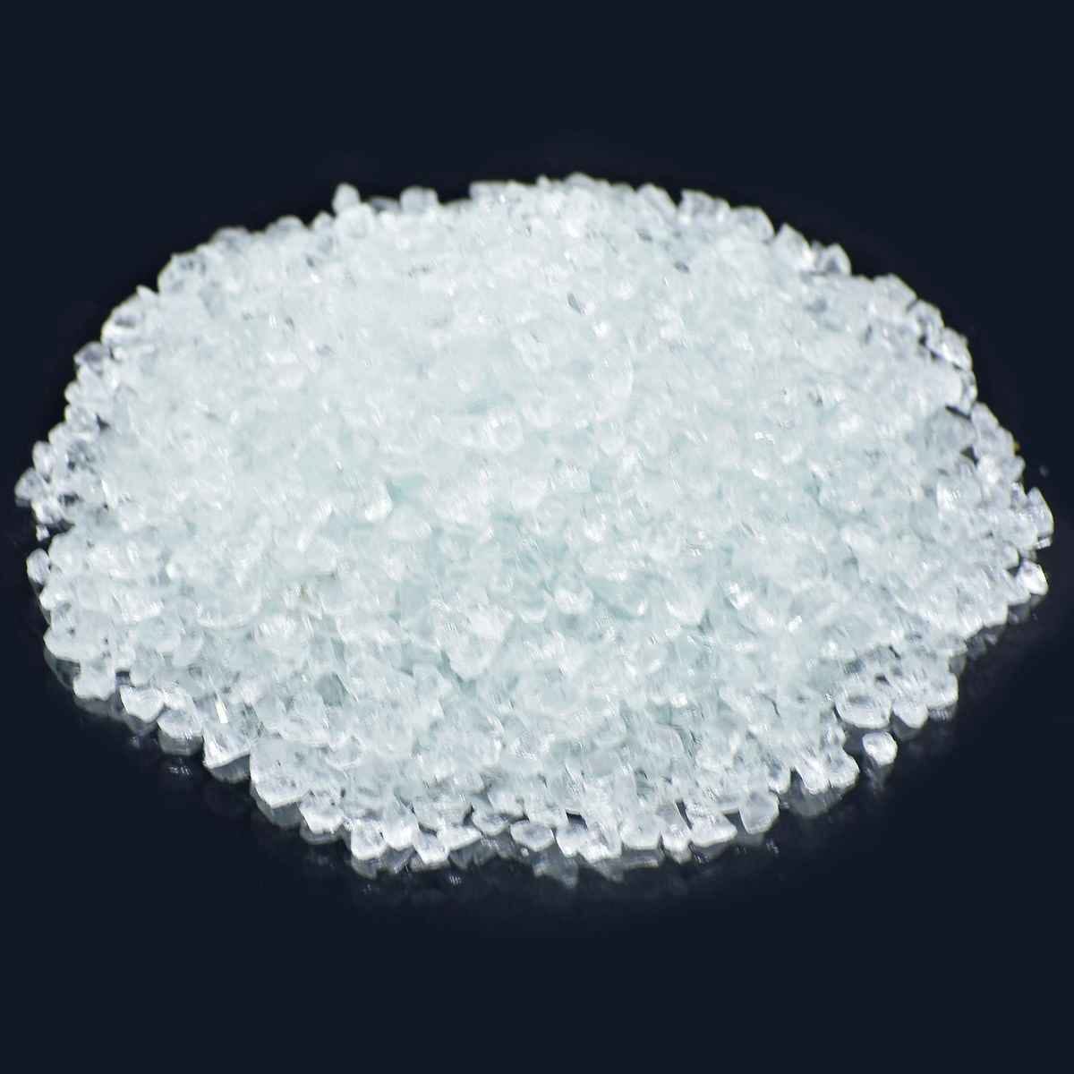 White Crushed Glass Chips 150 Grams Size 2-5 mm For Resin Art & Jewelry Making JMMC6X8