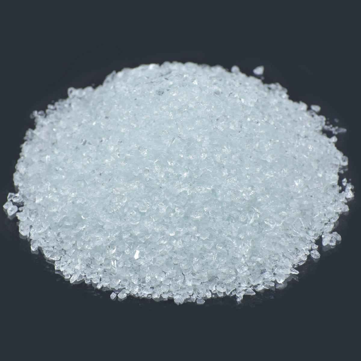 White Crushed Glass Chips 150 Grams Size 2 mm For Resin Art & Jewelry Making JMMC8X16