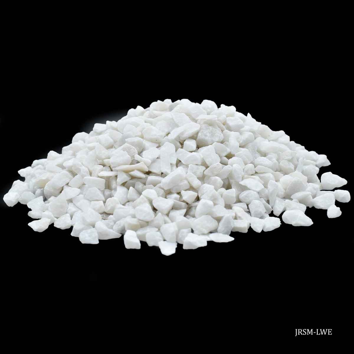 Decorative Light White Resin Stone Mini 250 grams Size 3-5 mm JRSM-LWE