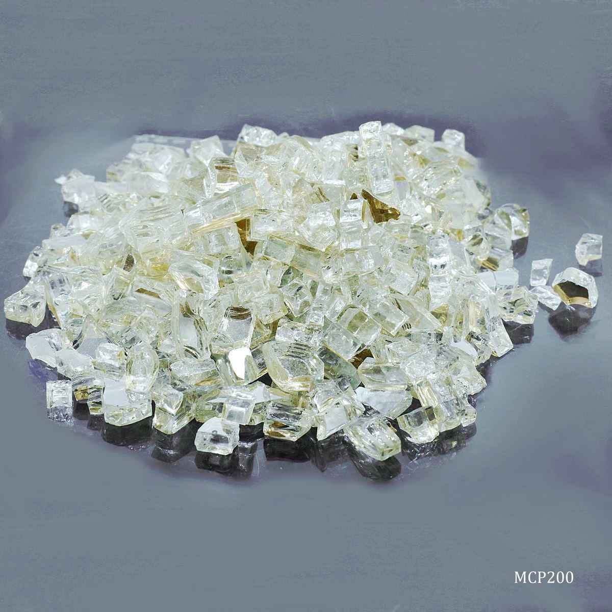 Platinum Mirror Crushed Glass for Resin Art 200 Grams MCP200