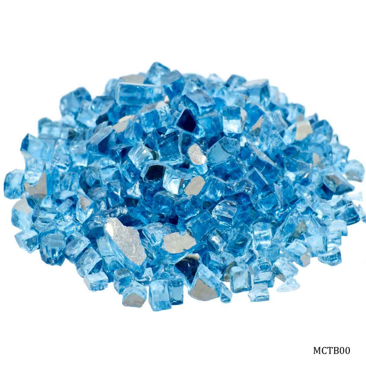 Tanzanite Blue Mirror Crushed Glass for Resin Art 200 Grams MCTB00