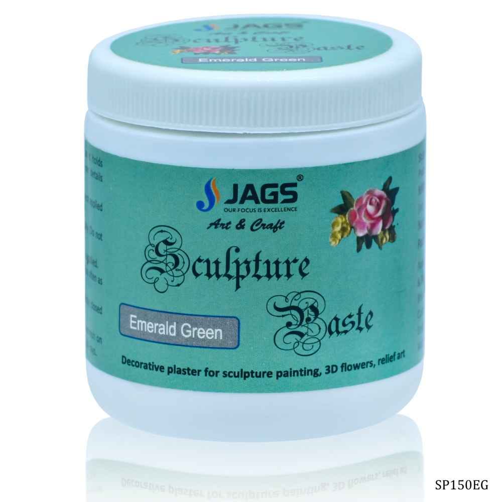 Emerald Green Sculpture Paste 150 Grams Decorative Plaster For 3D Design SP150EG
