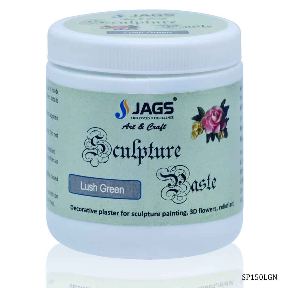 Lush Green Sculpture Paste 150 Grams Decorative Plaster For 3D Design SP150LGN