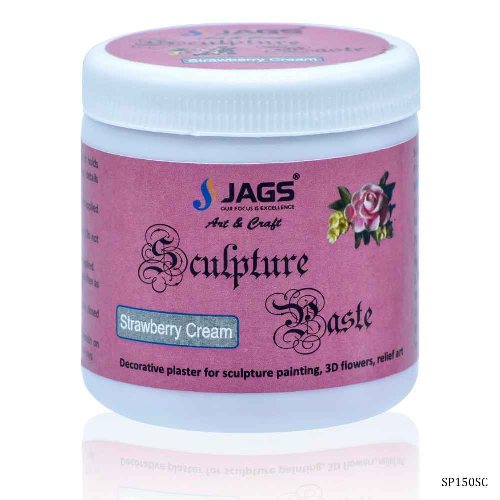 Strawberry Cream Sculpture Paste 150 Grams Decorative Plaster For 3D Design SP150SC