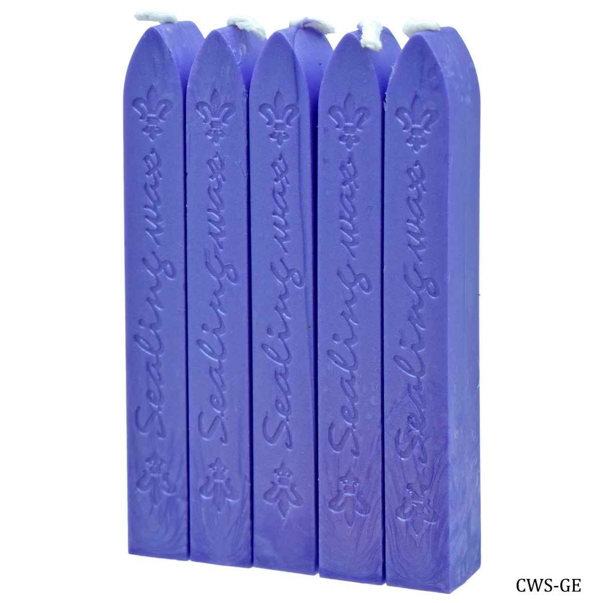 Purple Sealing Wax Candle Stick (Pack of 5) (1x1x9 cm) CWS-GE