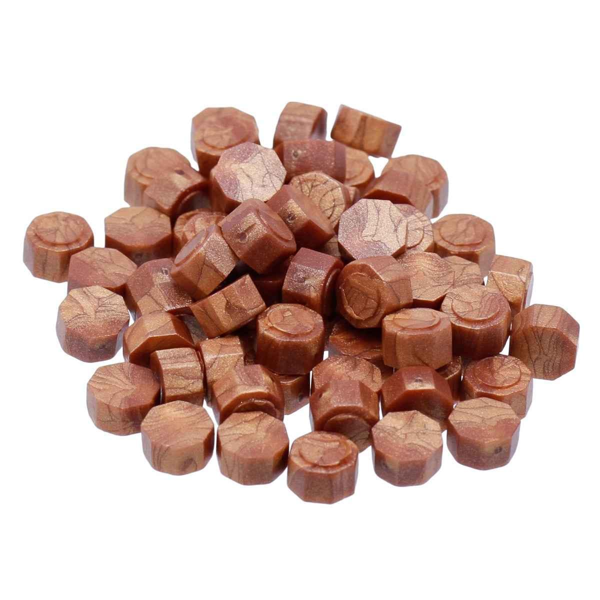 Crafts Metallic Copper Wax Seal Beads 20 Grams (Pack of 70-75) CWB307