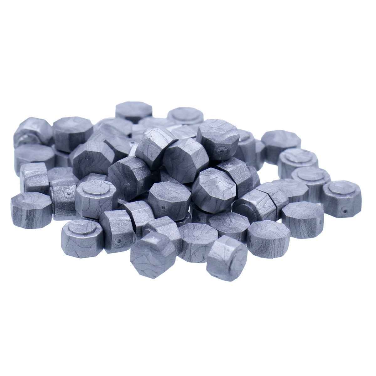 Crafts Silver Wax Seal Beads 20 Grams (Pack of 70-75) CWB310