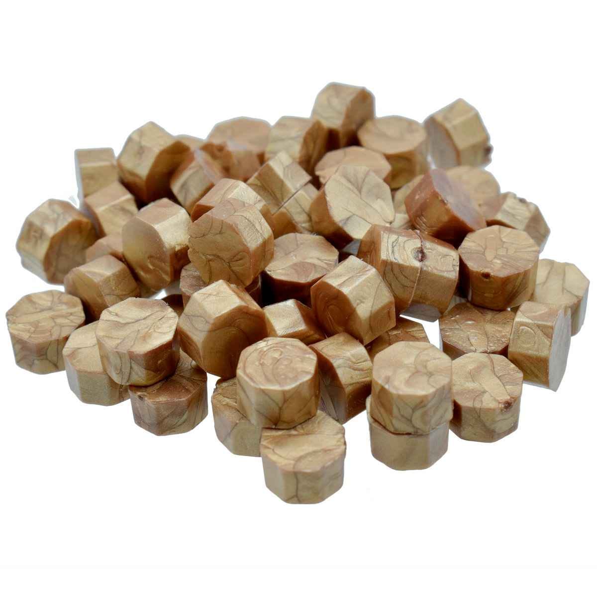 Crafts Metallic Bronze Wax Seal Beads 20 Grams (Pack of 70-75) CWB204