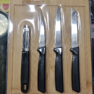 PIGEON CHOPPING BOARD WITH KNIFE COMBO