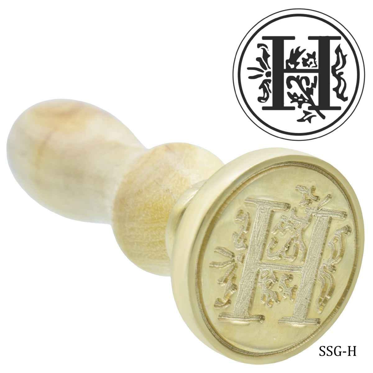 Sealing Stamp Golden H Alphabet SSG-H