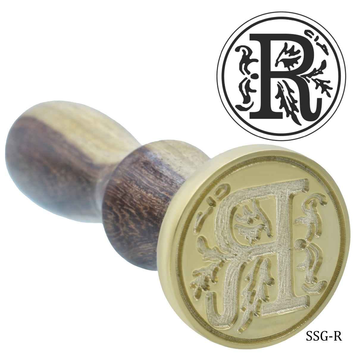 Sealing Stamp Golden R Alphabet SSG-R