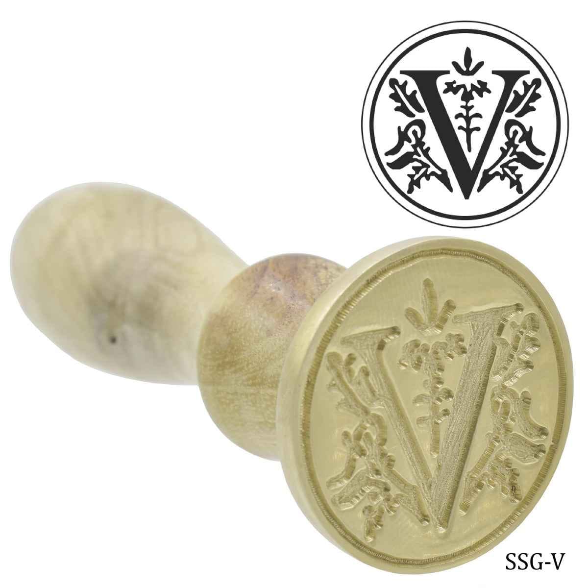 Sealing Stamp Golden V Alphabet SSG-V