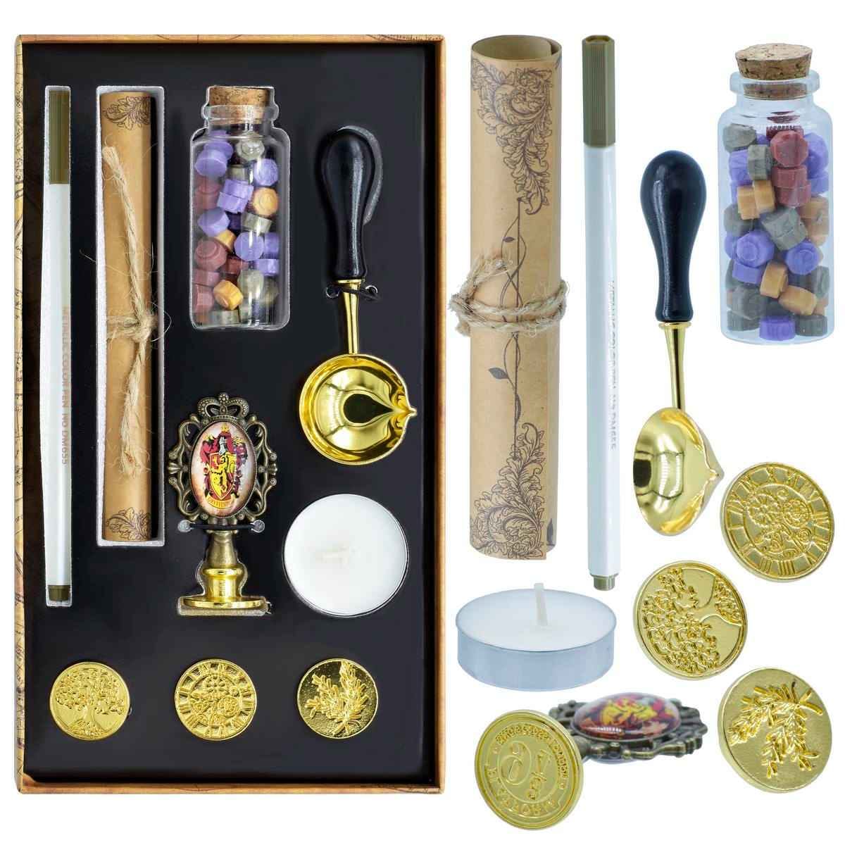 Wax Seal Stamp Kit Set Of 11 Pics WSSK01