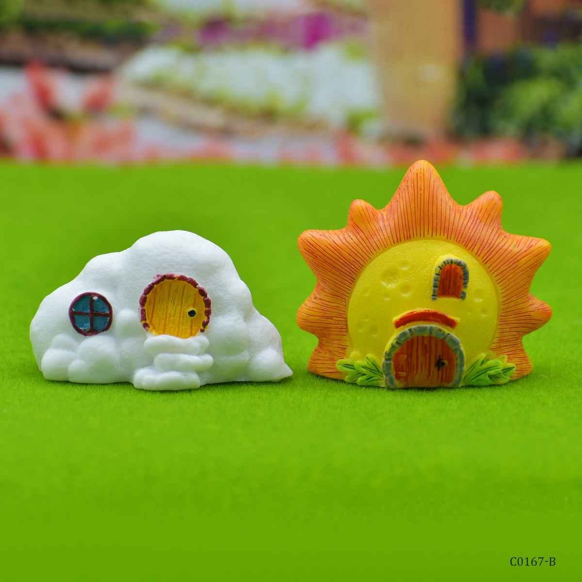 Miniature Model Sun & Cloud Pack of 2Pcs (C0167-4/5) C0167-B