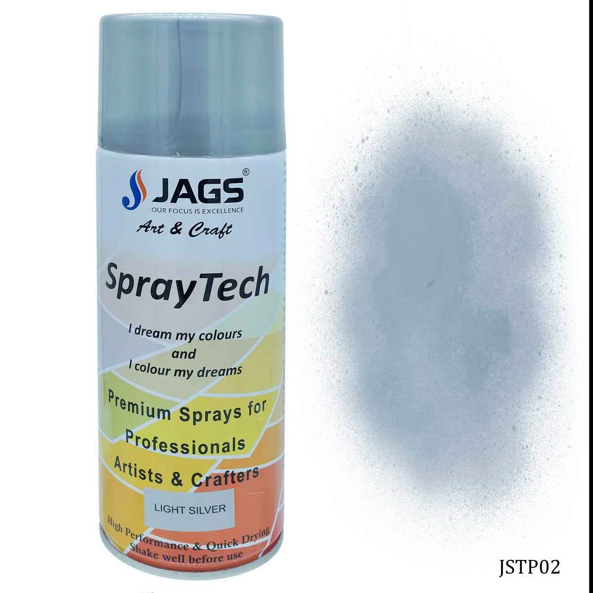 Jags Silver Spray Tech Paint 400ml JSTP02