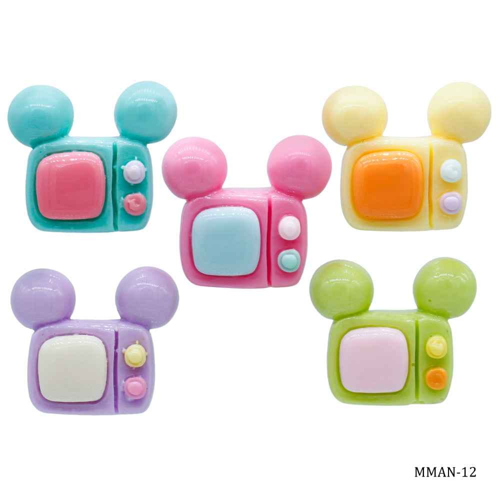 Miniature Model Television Pack of 5Pcs Mix Colour MMAN-12