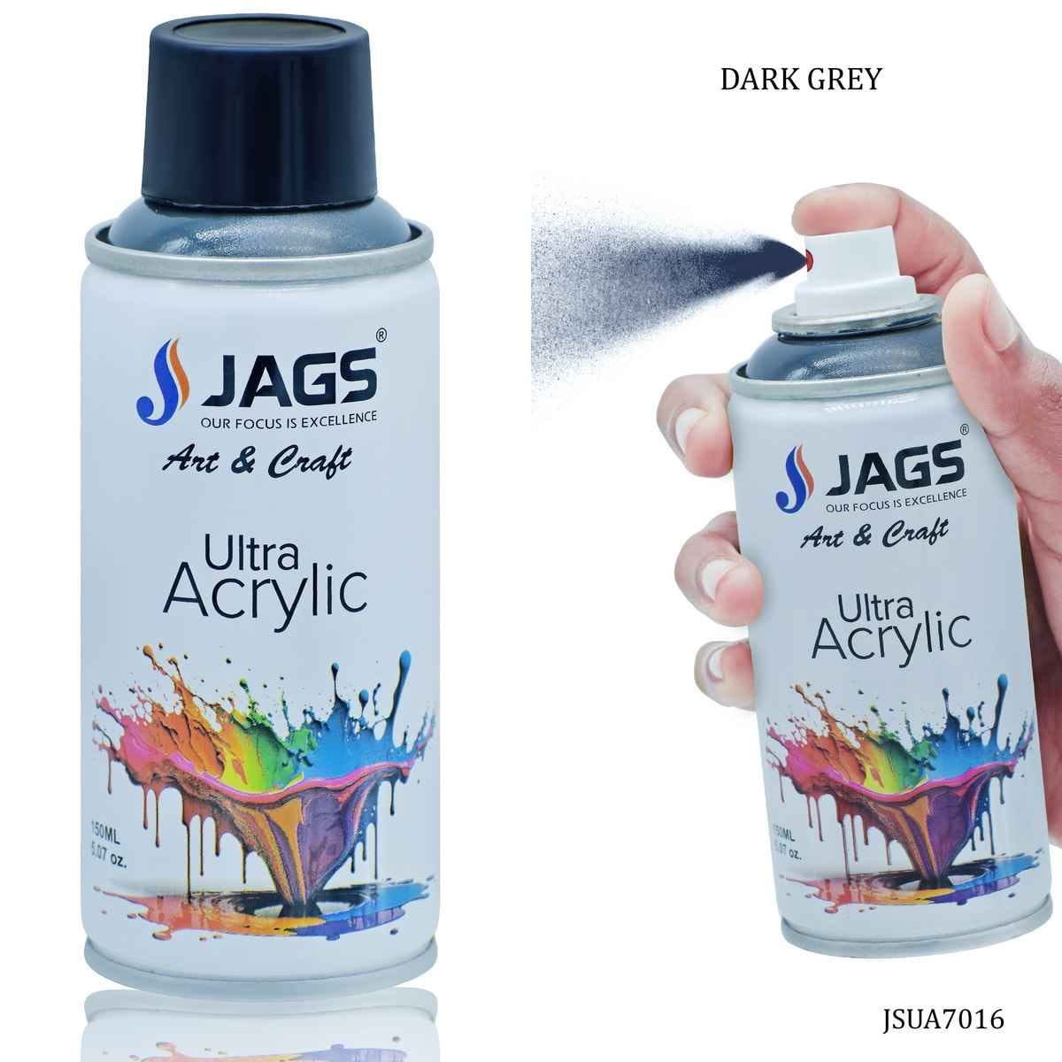 Jags Dark Grey Paint Spray Ultra Acrylic 150ml JSUA7016