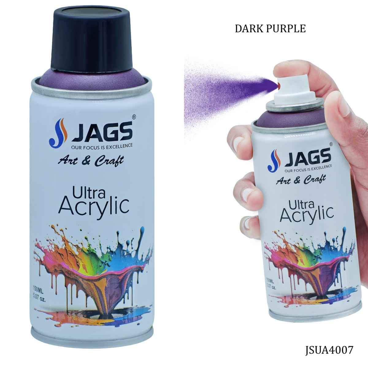 Jags Dark Purple Paint Spray Ultra Acrylic 150ml JSUA4007