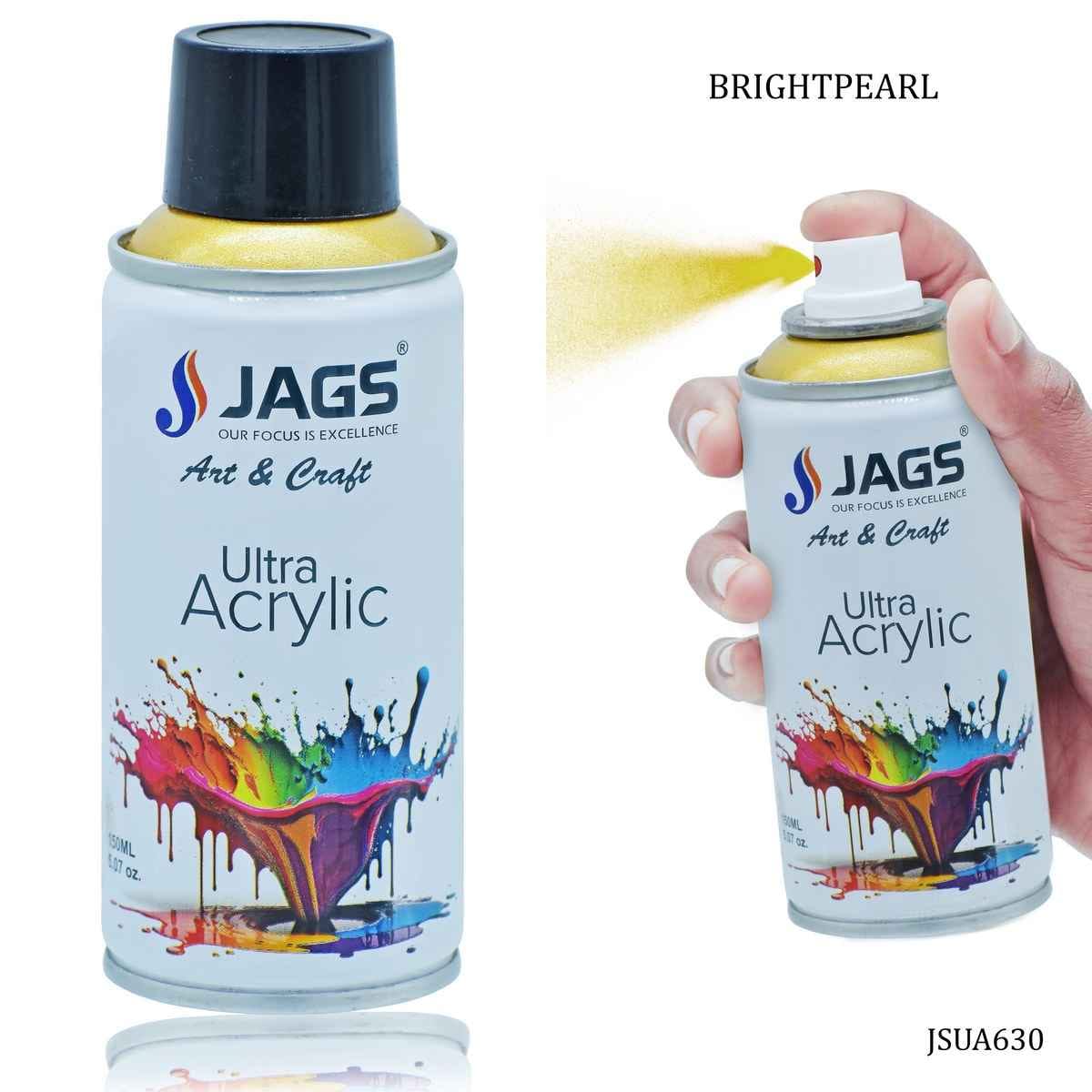 Jags Gold Pearl Paint Spray Ultra Acrylic 150ml JSUA630