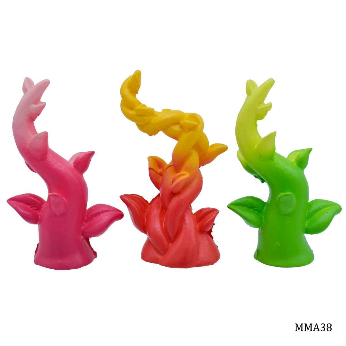 Miniature Model Tree Bess Pack of 3Pcs, Size: 1x1x4 cm (C0437-1/2/3) MMA38
