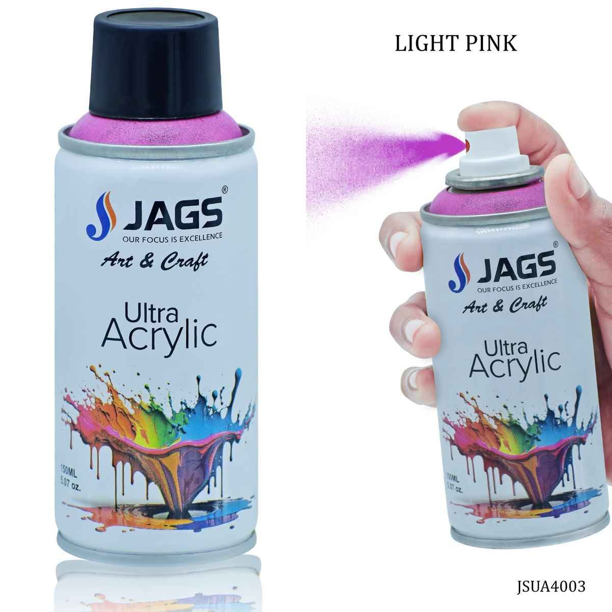 Jags Light Pink Paint Spray Ultra Acrylic 150ml JSUA4003